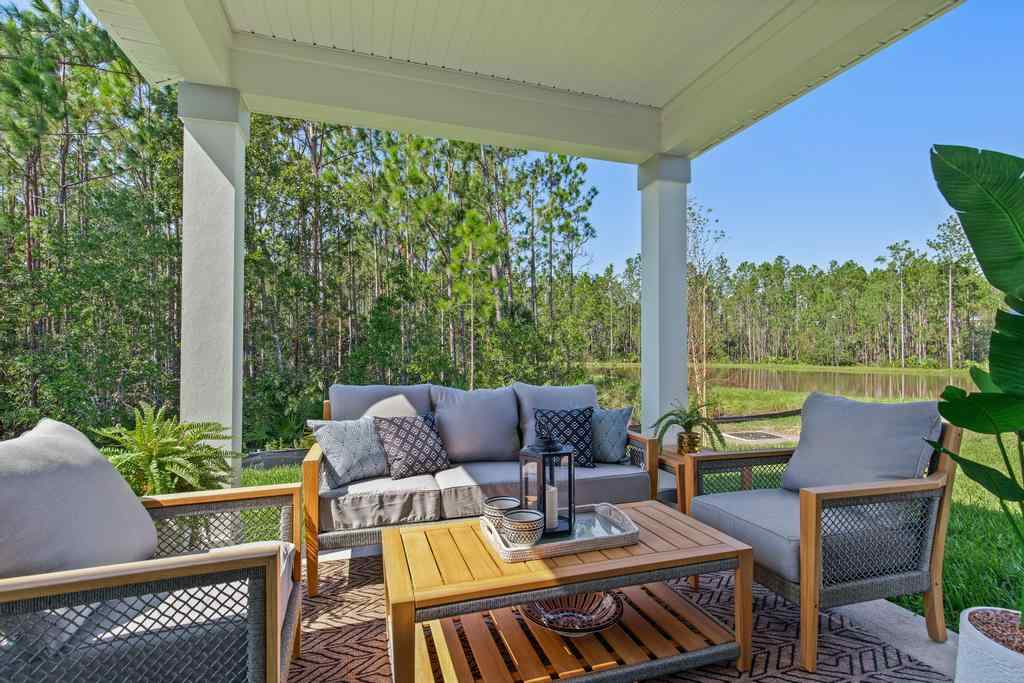 Covered patio in Fernandina Beach, FL