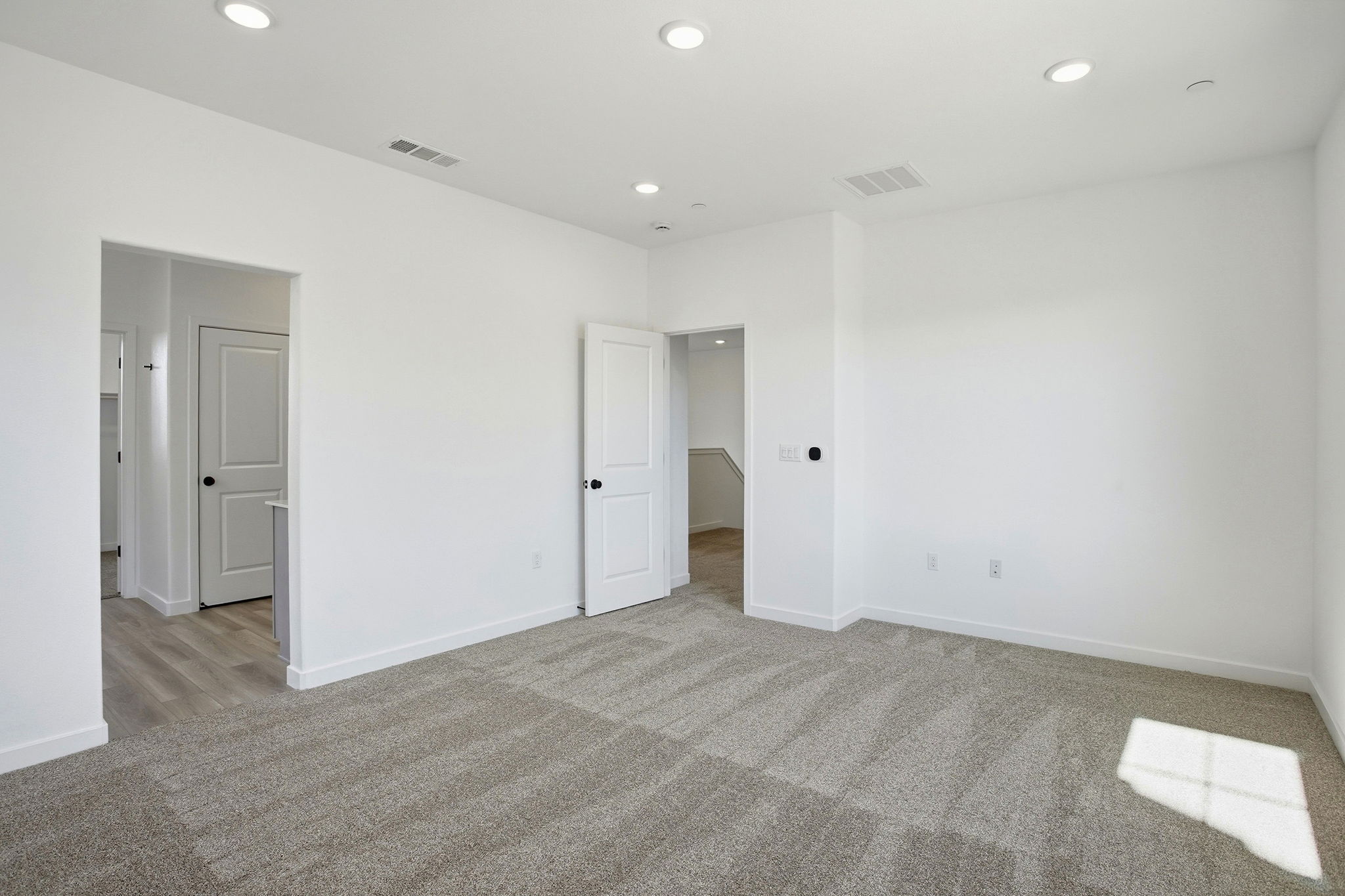 A room with white walls.