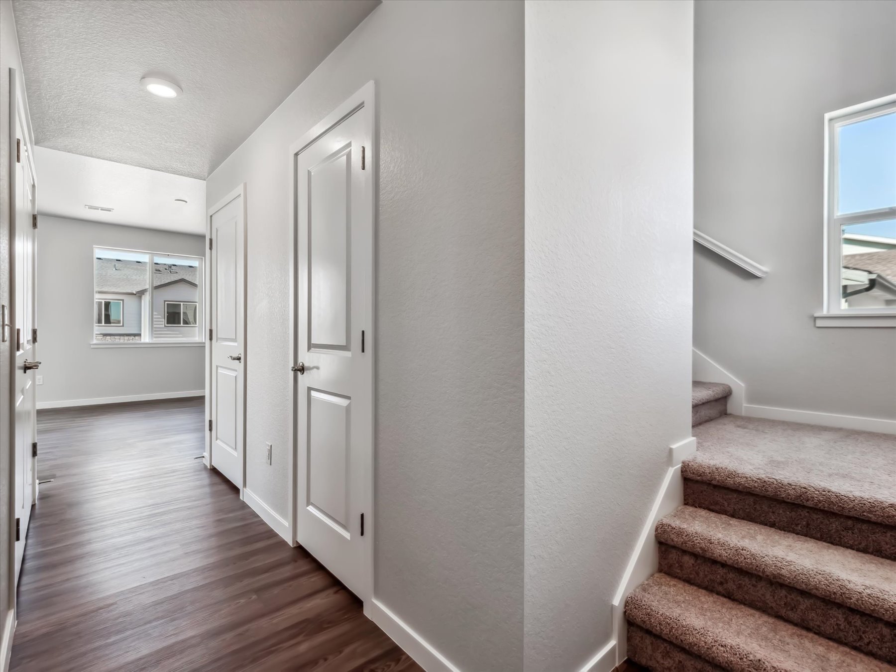 A room with white walls.