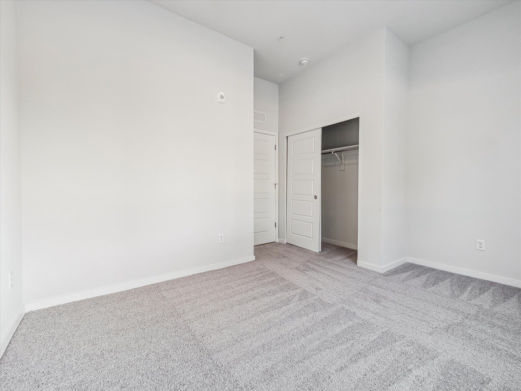 A room with white walls.