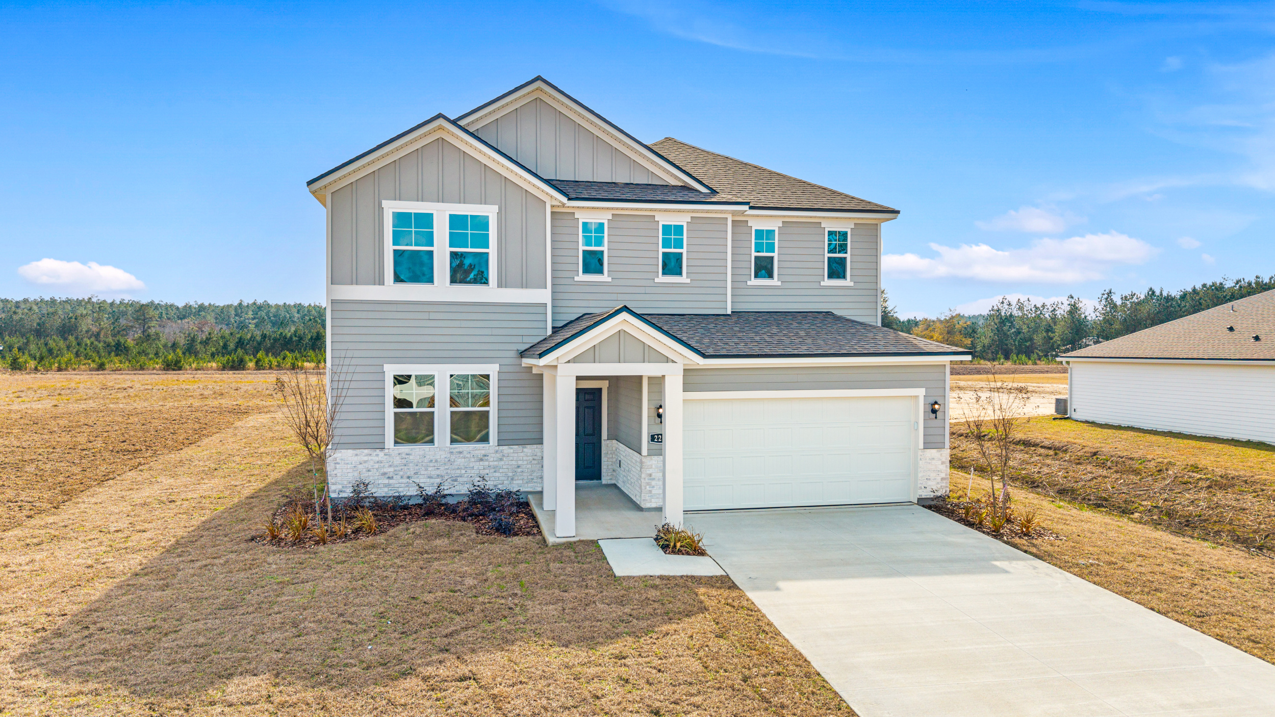 Lot 595 Front Exterior from Right Front Angle at NorthShore