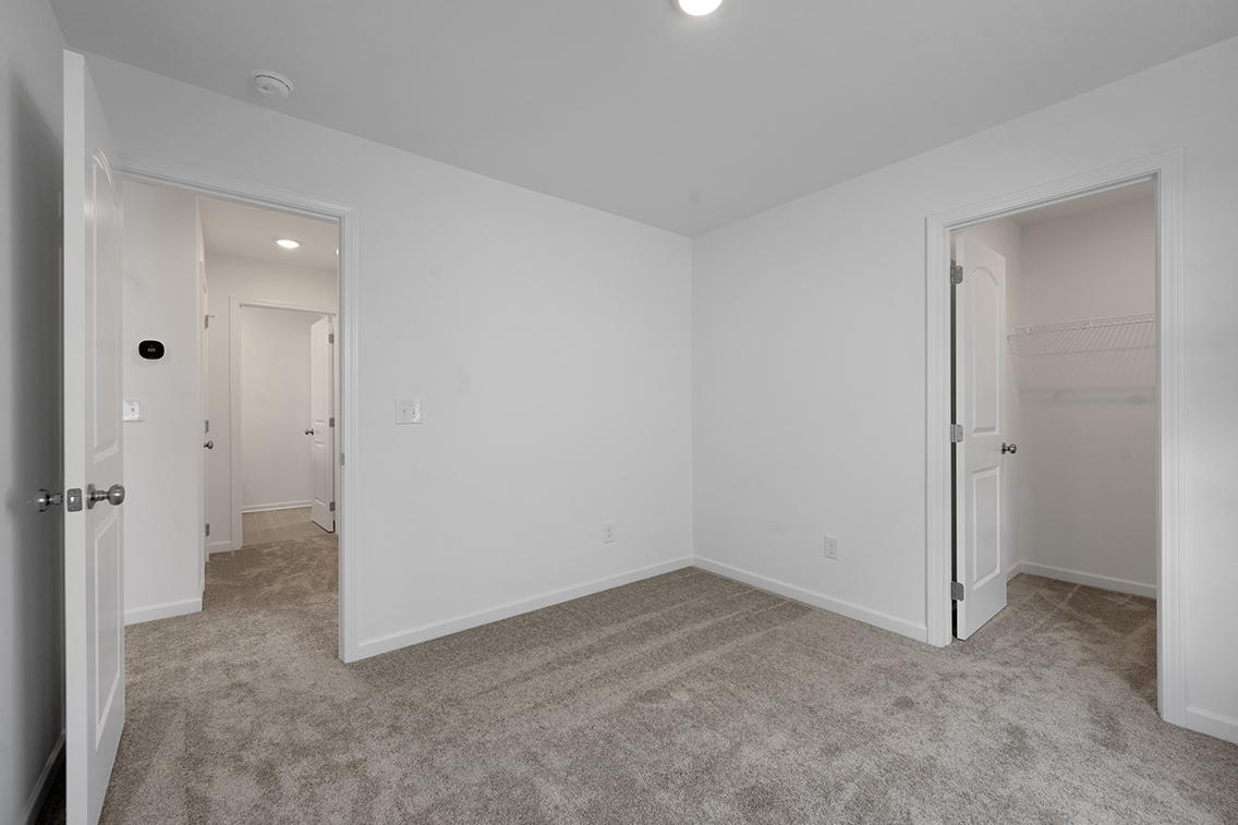 A room with white walls.