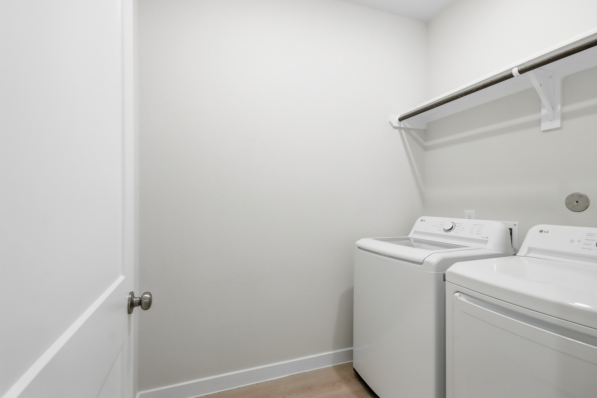 A white door with a white door.