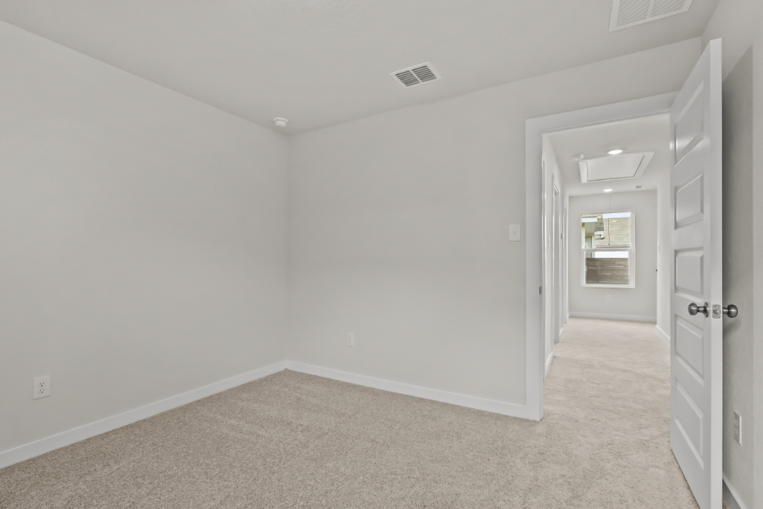 A room with white walls.