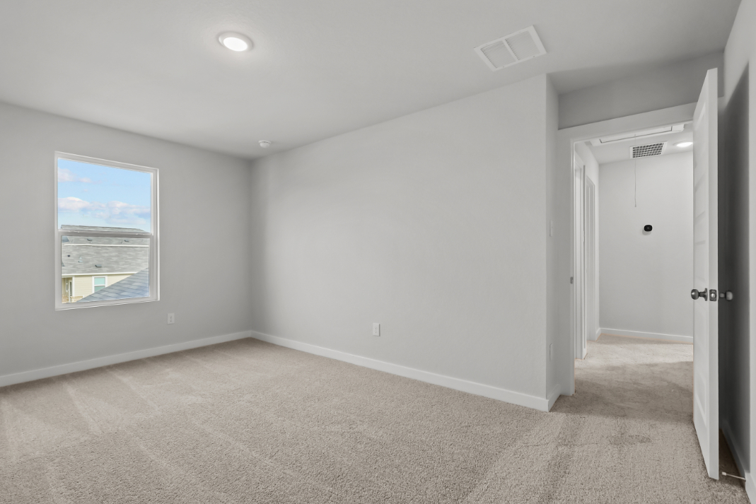 A room with white walls.