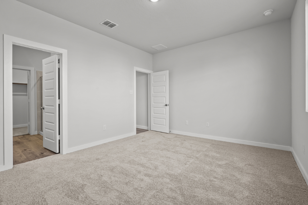A room with white walls.