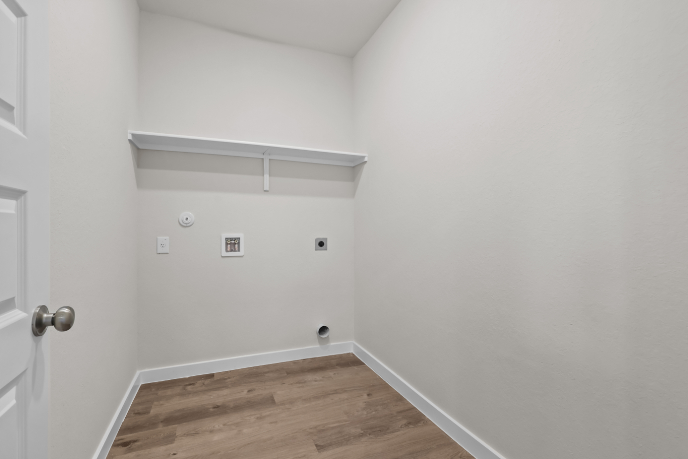 A room with white walls.