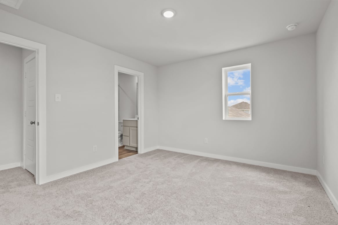 A room with white walls.